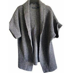 Trent Resort‎ Gray Black Lambswool  Sweater